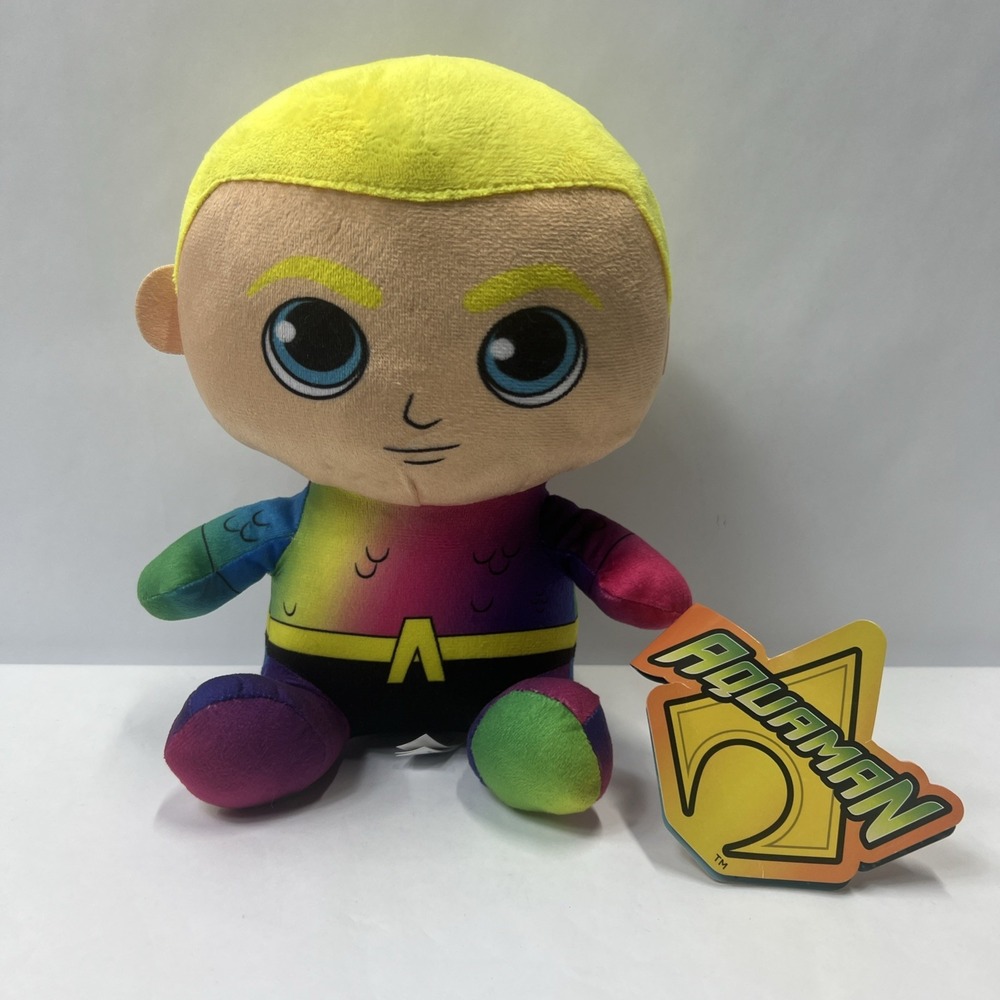Aquaman Plush 10"‎ New with tag Justice League DC Comics Stuffed.